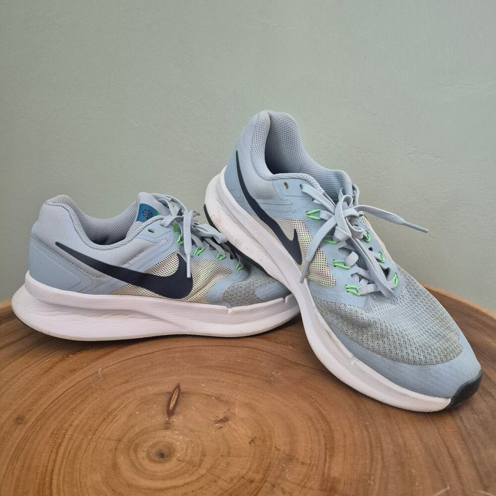 Nike Run Swift 3 Grey / Blue Void Running Shoes | Womens US 8.5